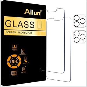 Ailun Tempered Glass Screen Protector with Lens Covers